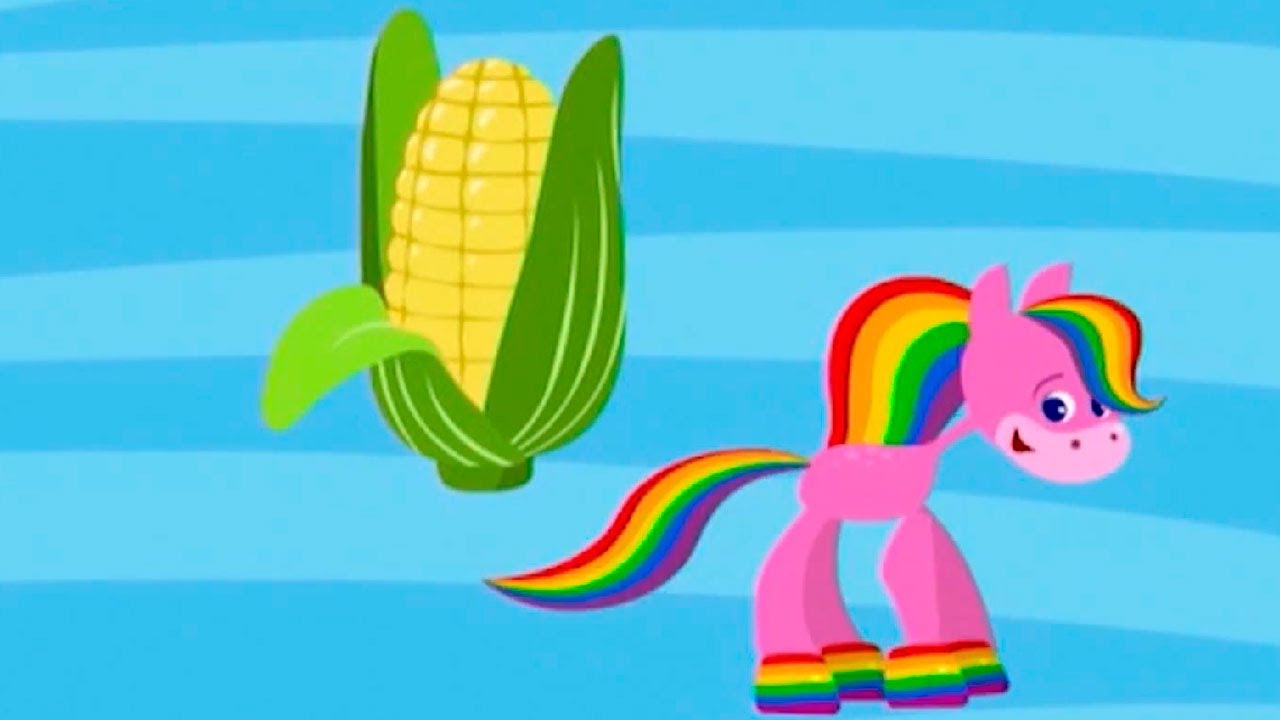 BabyFirstTV развивающий мультфильм Лошадка Радуга учим цвета, цвета для малышей - Dailymotion Video